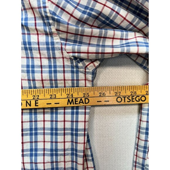 Tommy Hilfiger Men's Button Down Shirt Long Sleeve Size XL Multicolor Windowpane - Picture 10 of 12